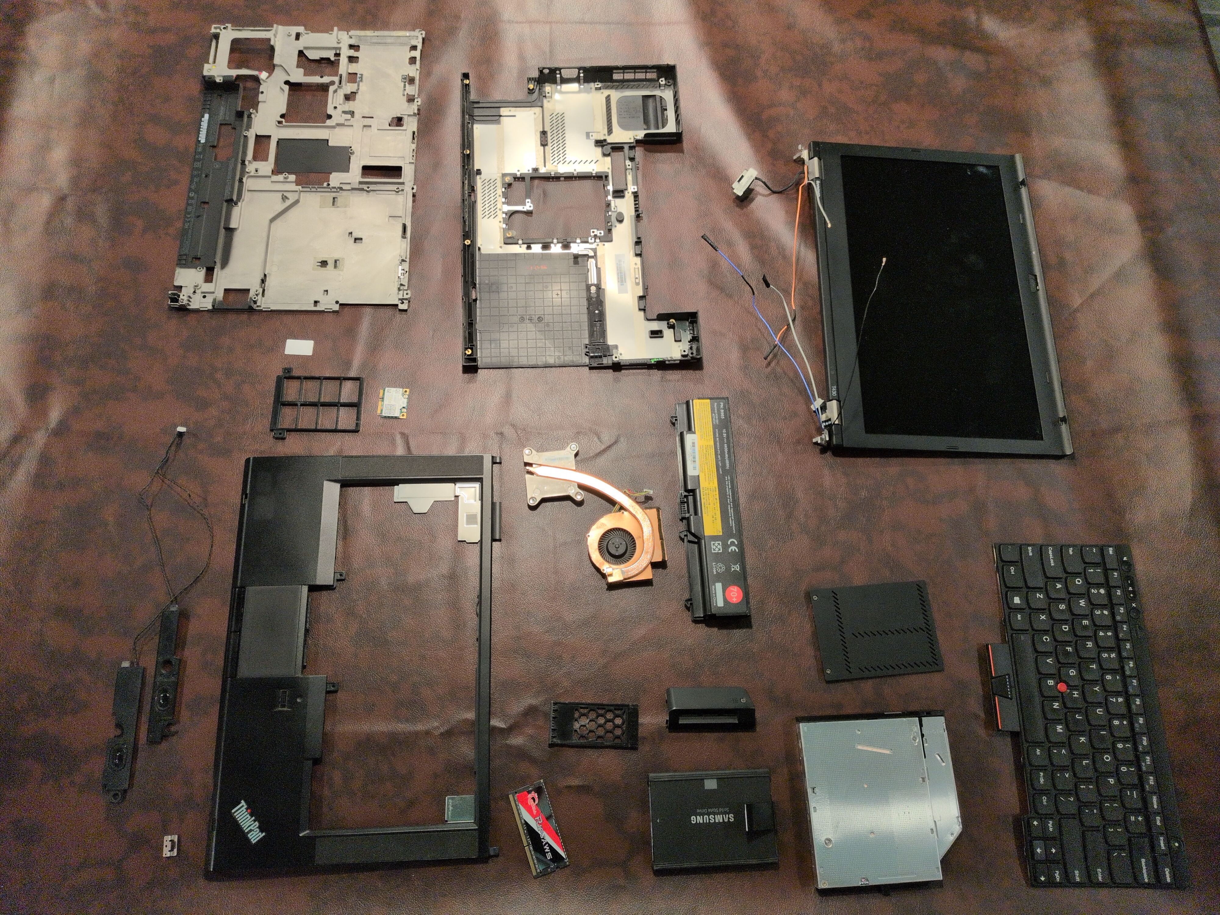 T430 disassembled