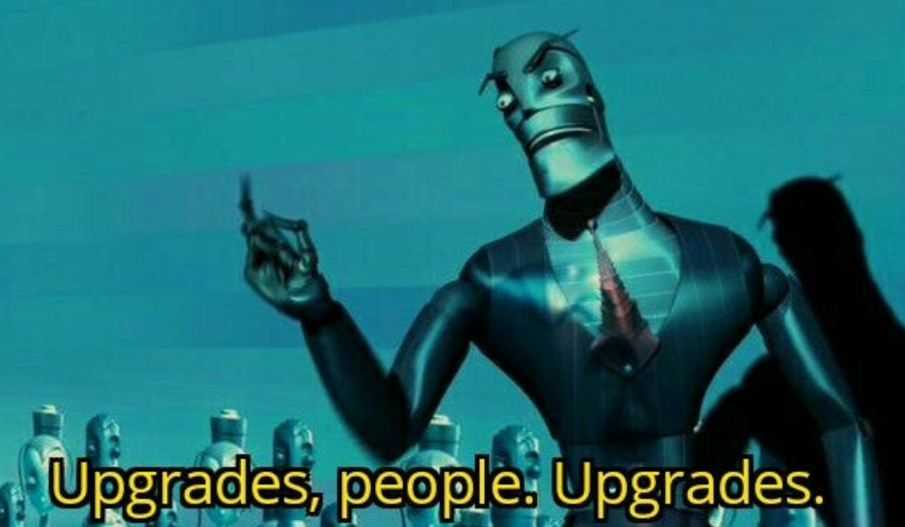 upgrades meme